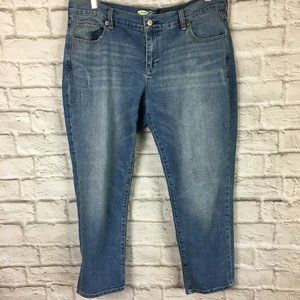 Old Navy Boyfriend Cropped Jeans Size 14